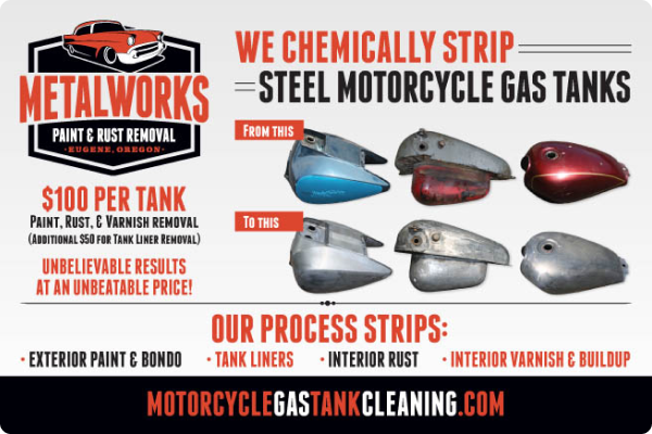 How to Clean Rust out of Your Motorcycles Gas Tank, Bert's Mega Mall